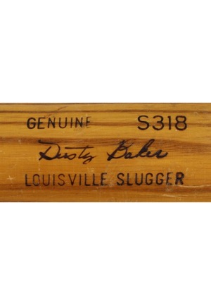 1980-83 Dusty Baker Los Angeles Dodgers Game-Used & Autographed Bat (JSA • PSA/DNA Pre-Cert)