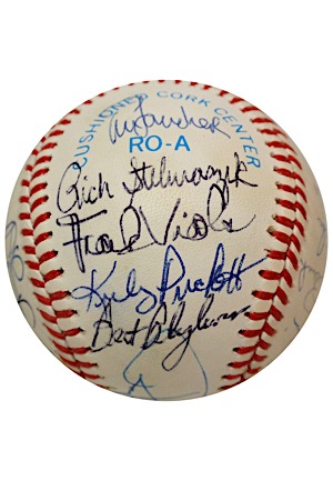 1985 Minnesota Twins Team-Signed Baseball (JSA)