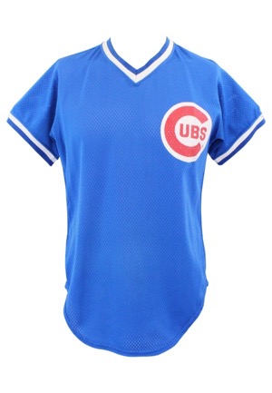Late 1970s Ernie Banks Chicago Cubs Coaches Worn Batting Practice Jersey