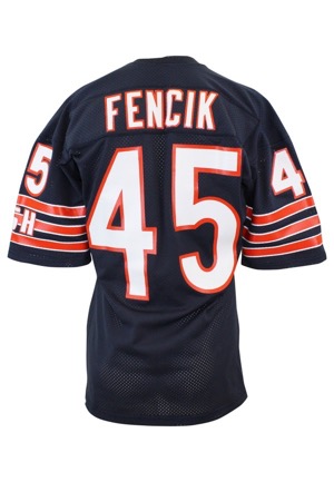 Mid 1980s Gary Fencik Chicago Bears Game-Used Home Jersey