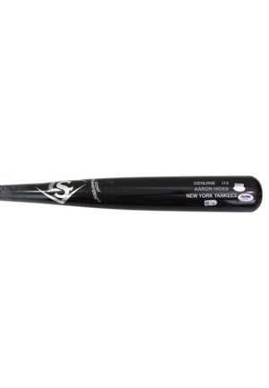 2018 Aaron Hicks New York Yankees Game-Used Bat (MLB Authenticated • Steiner • PSA/DNA)