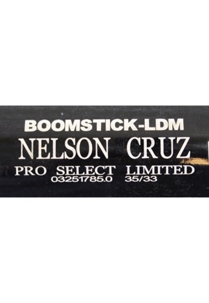 2017 Nelson Cruz Seattle Mariners Game-Used & Autographed Bat (JSA • MLB Authenticated • PSA/DNA)