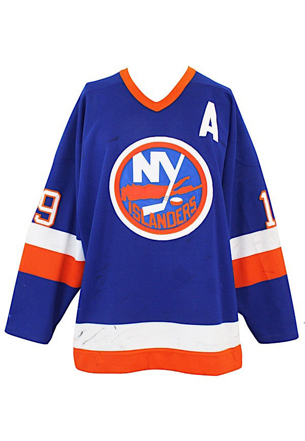 New York Islanders Bryan Trottier Men's Cotton T-Shirt - Heather Gray - New York | 500 Level