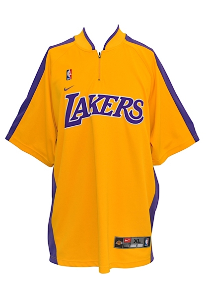1997-2006 Los Angeles Lakers Player-Worn Home & Road Shooting Shirts Attributed To Kobe Bryant (2)