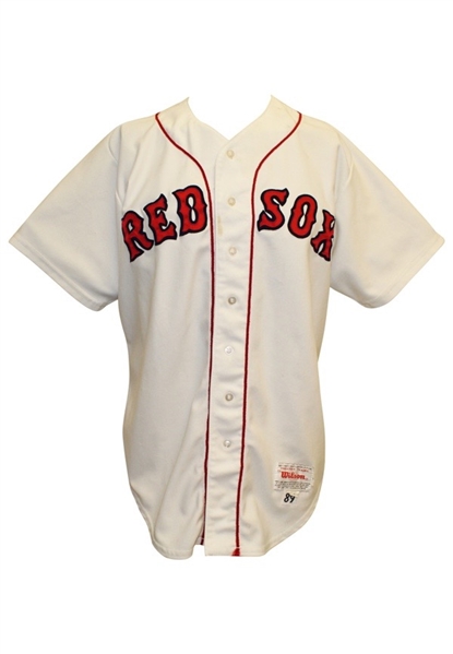 1989 Jim Rice Boston Red Sox Team-Issued Home Jersey