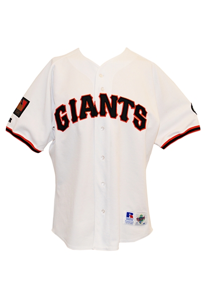 1994 Mark Portugal San Francisco Giants Game-Used Home Jersey (125th Anniversary Patch • Portugal LOA)