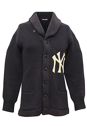 Circa 1910s New York Yankees Player-Worn Wool Team Sweater (Exceedingly Rare • Perfect Style Match) 
