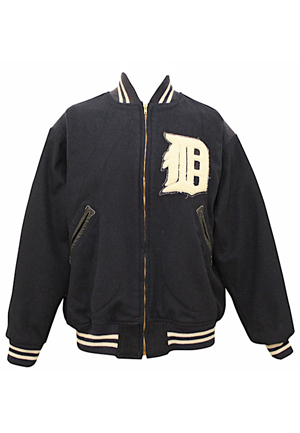 Circa 1950 George Kell Detroit Tigers Player-Worn Dugout Jacket (Kell LOA)