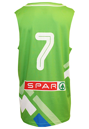 2014 Luka Doncic Slovenia Junior National Team Game-Used Jersey