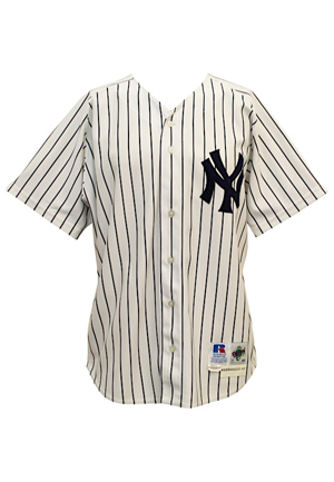 1998 Orlando "El Duque" Hernandez New York Yankees Game-Used Home Jersey (Championship Season)