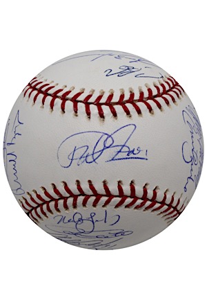 2005 Houston Astros High Grade Team-Signed OWS Baseball (JSA • MLB LOA)