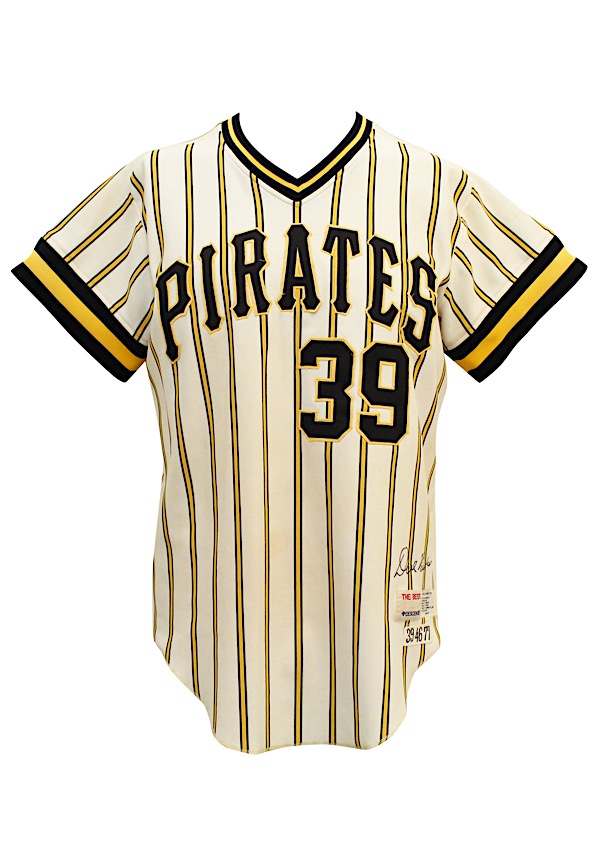 Dave Parker Pittsburgh Pirates Autographed Yellow Majestic Replica Jersey  with Cobra Inscription