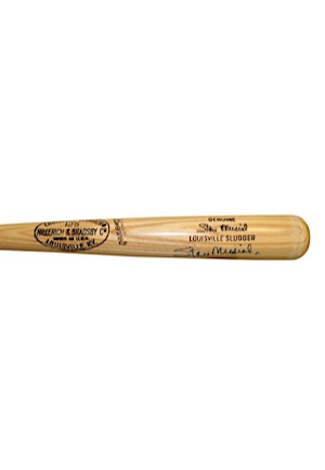 Stan Musial St. Louis Cardinals Autographed Player Model Bat (JSA)