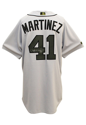 2017 Victor Martinez Detroit Tigers Game-Issued & Autographed "Memorial Day" Road Jersey (JSA • MLB Authenticated)