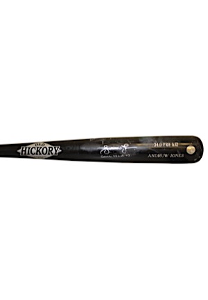 2007 Andruw Jones Atlanta Braves Game-Used & Autographed Bat (JSA • PSA/DNA Pre-Cert)