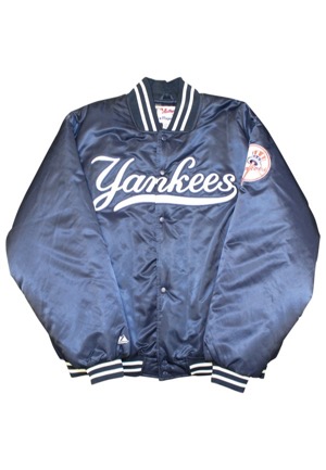 Circa 2005 Bernie Williams New York Yankees Player-Worn Cold Weather Jacket (Steiner)