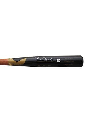 2001 Barry Bonds San Francisco Giants Game-Used & Autographed Home Run #551 Bat (Full JSA • Bonds LOA • PSA/DNA Graded GU10)