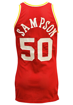 Circa 1985 Ralph Sampson Houston Rockets Game-Used Road Jersey (Graded 10) 