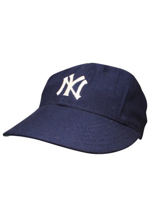 Circa 1950s New York Yankees Game-Used & Autographed Cap Attributed To Gene Woodling (JSA)