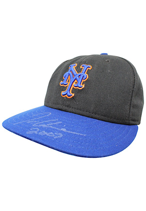 2007 Tom Glavine New York Mets Game-Used & Autographed Spring Training Cap (JSA • MLB Authenticated • Steiner Hologram)