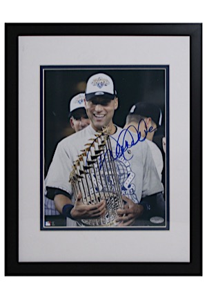 2009 Derek Jeter New York Yankees Autographed World Series Champions Framed Photo (JSA • PSA/DNA • Steiner)