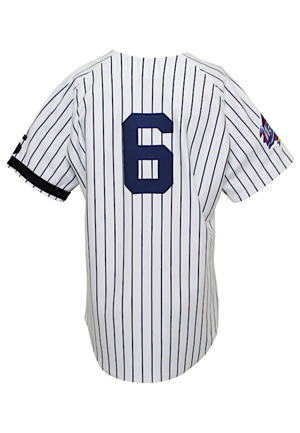 1999 Joe Torre New York Yankees World Series Managers-Worn World Series Home Pinstripe Jersey (Photo-Matched & Graded 10 • Championship Season) 