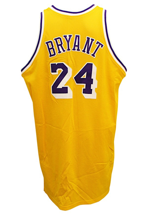 2007-08 Kobe Bryant Los Angeles Lakers Game-Used & Autographed TBTC Uniform (2)(Full JSA • D.C. Sports • UDA Hologram • MVP Season)