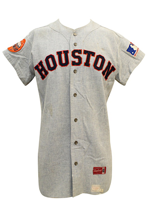 1969 Jimmy Wynn Houston Astros Game-Used Road Flannel Jersey (Graded A8.5)