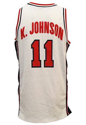 1994 Kevin Johnson Team USA World Championship Of Basketball Game-Used Jersey