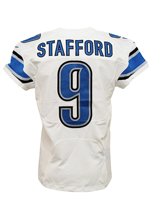 2014 Matthew Stafford Detroit Lions Game-Used Jersey