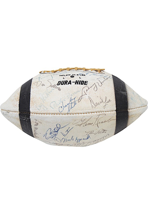 1967 Baltimore Colts Team-Signed Football With Unitas (JSA)