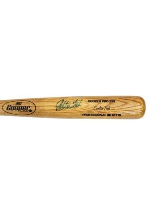 1986-92 Carlton Fisk Chicago White Sox Game-Used & Autographed Bat (JSA • PSA/DNA)