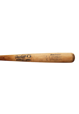 1985 Darryl Strawberry New York Mets Game-Used Bat (PSA/DNA)