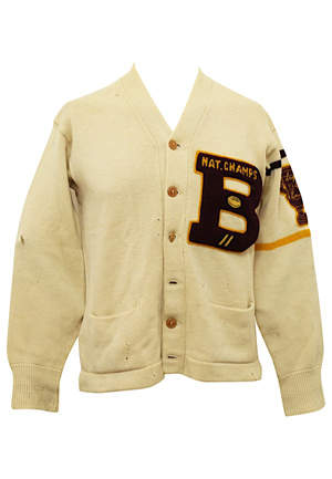 1941 Frank Maznicki Boston College Eagles Player-Worn Sugar Bowl Champions Sweater