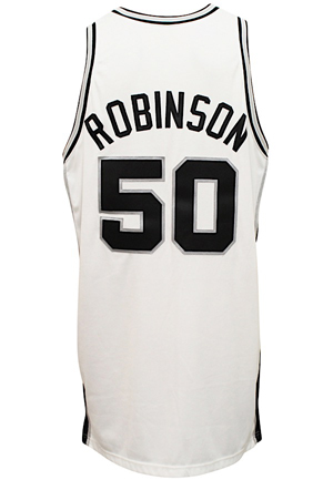 2001-02 David Robinson San Antonio Spurs Game-Used Jersey