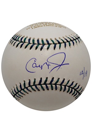 2001 Cal Ripken Jr. Single-Signed OAS Baseball (JSA • MLB Authenticated • Steiner Hologram)