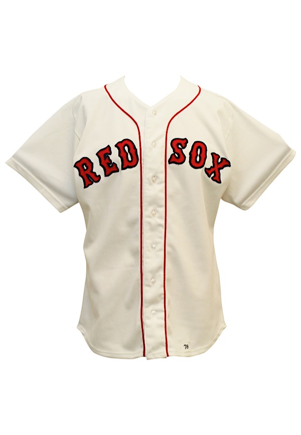 red sox game worn jersey