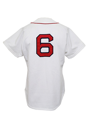 1982 Johnny Pesky Boston Red Sox Coaches-Worn Home Uniform (2)(Family LOA)