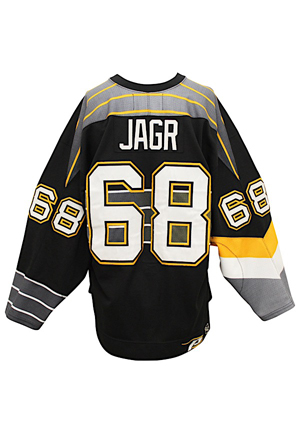 2000 Jaromir Jagr Pittsburgh Penguins Game-Used Alternate Jersey