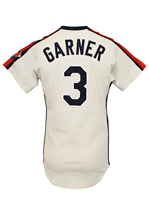 1986 Phil Garner Houston Astros Game-Used Home Jersey