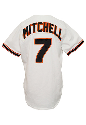 1988 Kevin Mitchell San Francisco Giants Game-Used Home Jersey