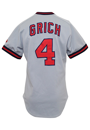 Early 1980s Bobby Grich California Angels Game-Used Road Jersey