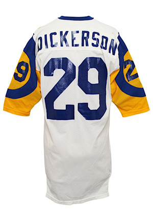 1985 Eric Dickerson Los Angeles Rams Game-Used Jersey (PE Custom Cut Neck)