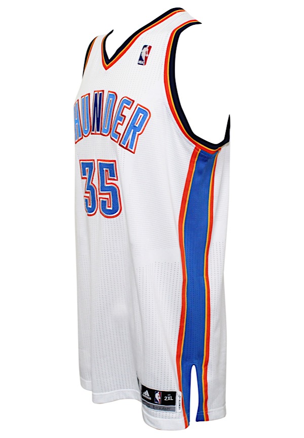 Lot Detail - 2012-13 Kevin Durant Oklahoma City Thunder Game-Used Jersey  (NBA LOA • Photo-Matched & Graded 10)