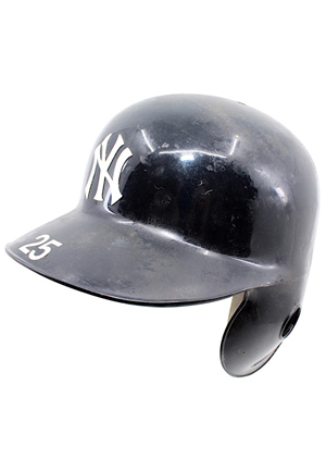 2011 Mark Teixeira New York Yankees Game-Used ALDS Batting Helmet (MLB Authenticated • Steiner)