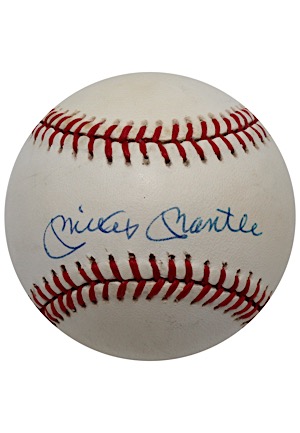 Mickey Mantle Single-Signed OAL Baseball (JSA • PSA/DNA Sticker)