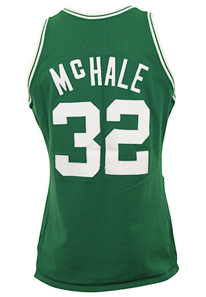 1987-88 Kevin McHale Boston Celtics Game-Used Knit Road Jersey