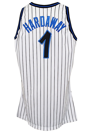 Circa 1995 Penny Hardaway, Horace Grant & Nick Anderson Orlando Magic Game-Used & Autographed Jerseys (3)(JSA)