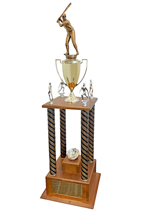 Willie McCovey 500 Home Run Trophy Presented To Him On Field In 1978 (Photo-Matched)
