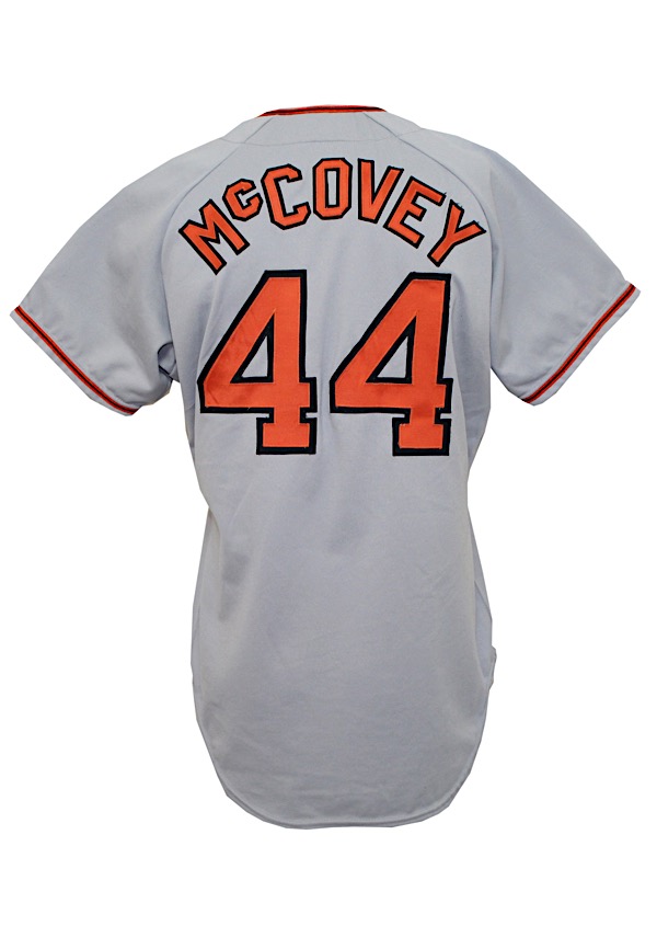 1961 Willie McCovey San Francisco Giants Game Worn Jersey - SGC/GROB  SUPERIOR - SOLD - SCP AUCTIONS